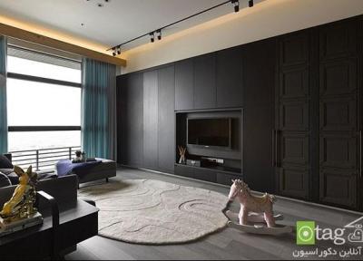 طراحی داخلی آپارتمان کوچک با بکارگیری ایده های مدرن و ساده
