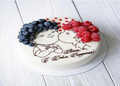 کلکسیونی زیبا از انواع مدل کیک روز عشق